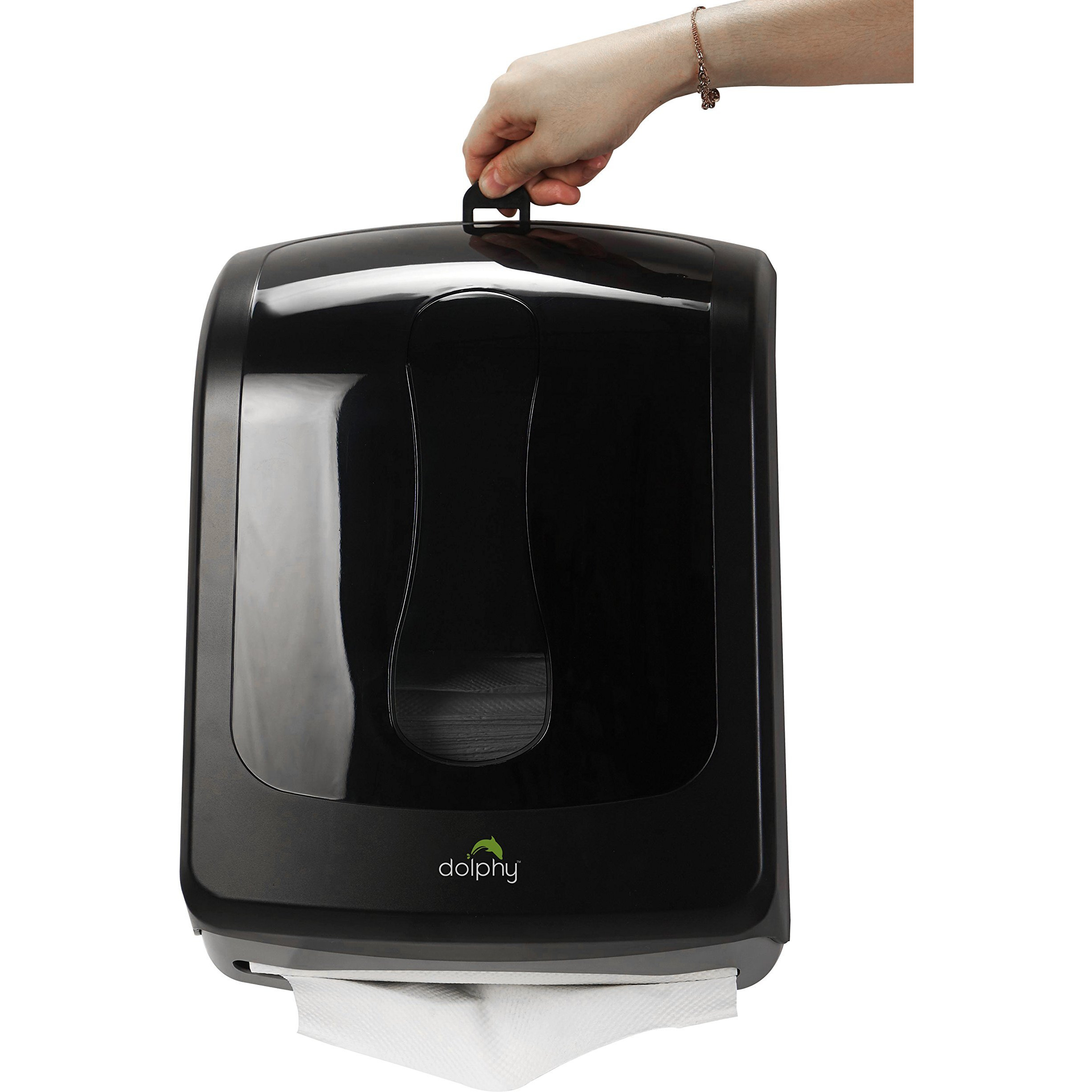 Dolphy Multifold Hand Towel Paper Dispenser - Black
