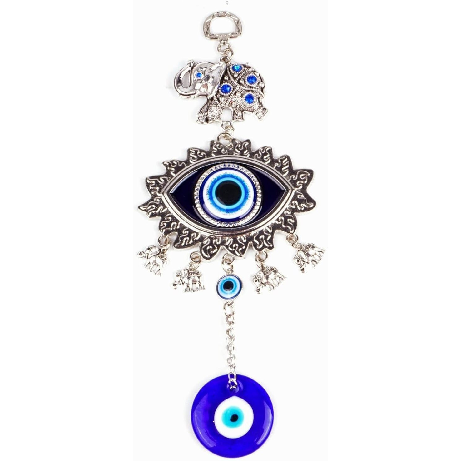 DT DECTONE Evil Eye Hanging for Car, Home Entrance Door Decoration, House Door Decoration, Nazar Battu for Home Protection, Prosperity at Office and Home