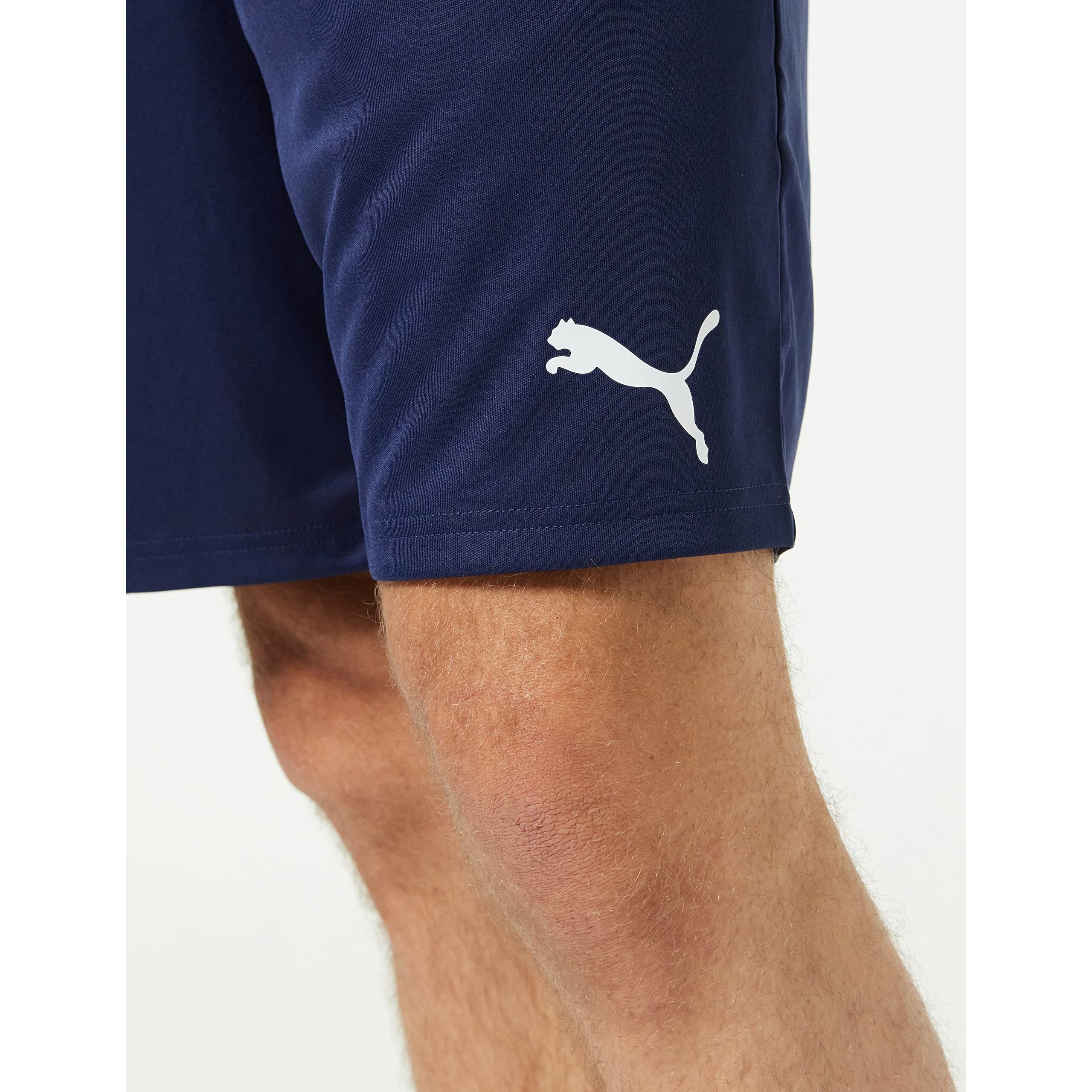 Puma Mens Bermuda Shorts (65733606_Peacoat-White_S)