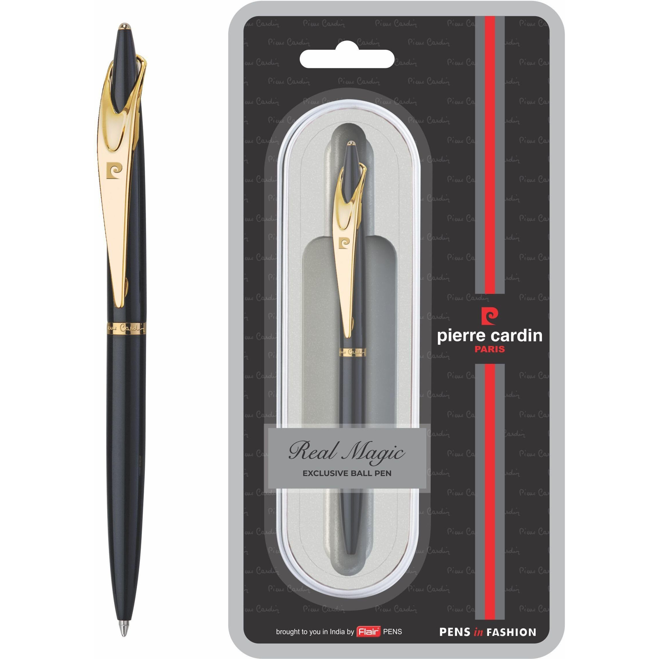 Pierre Cardin Premium Real Magic Ball Pen Giftbox | Ideal For Rakhi & Festive Gifting | Blue Ink