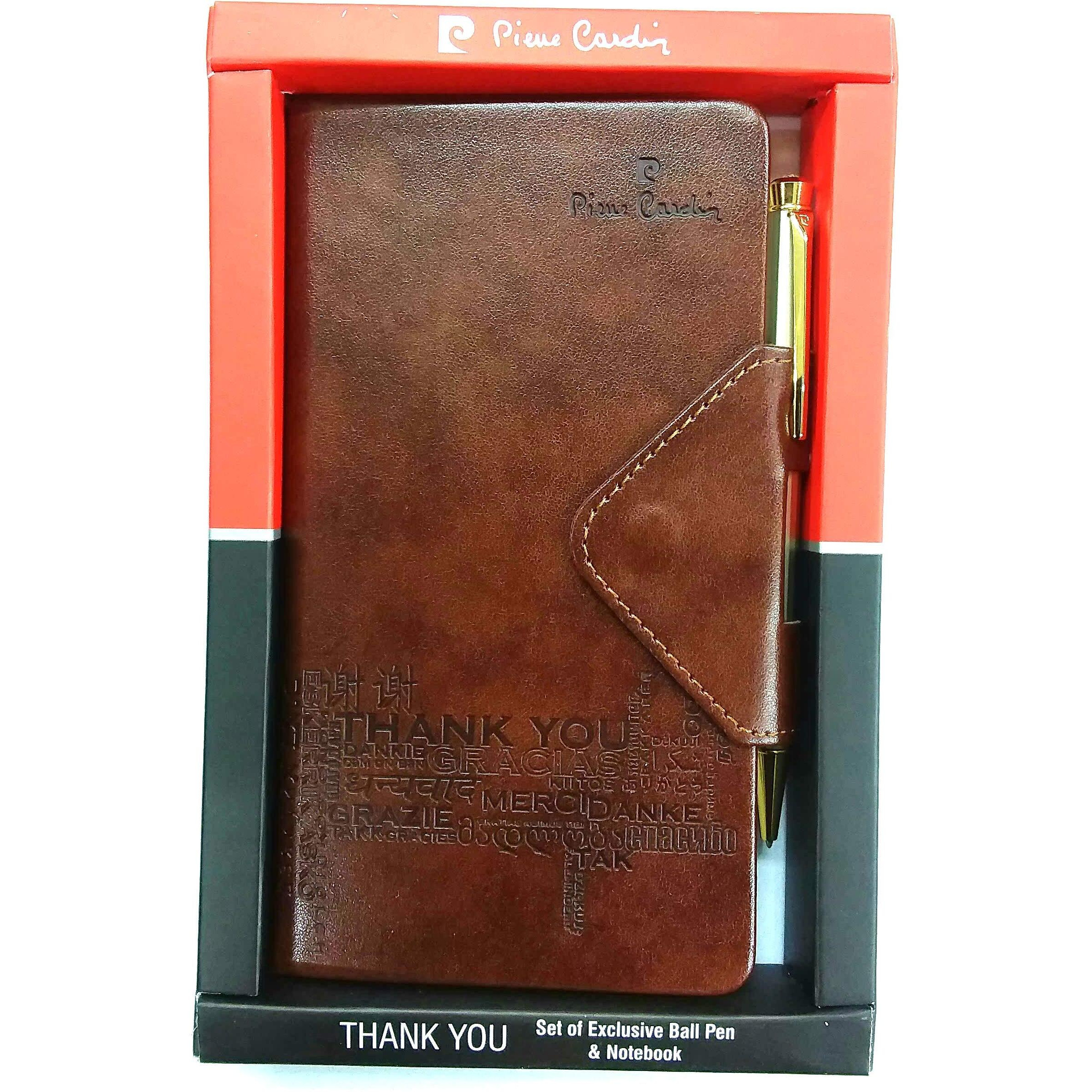 Pierre Cardin Premium Thank You Set of Ball Pen & A Diary | Ideal For Rakhi & Festive Gifting | Blue Ink