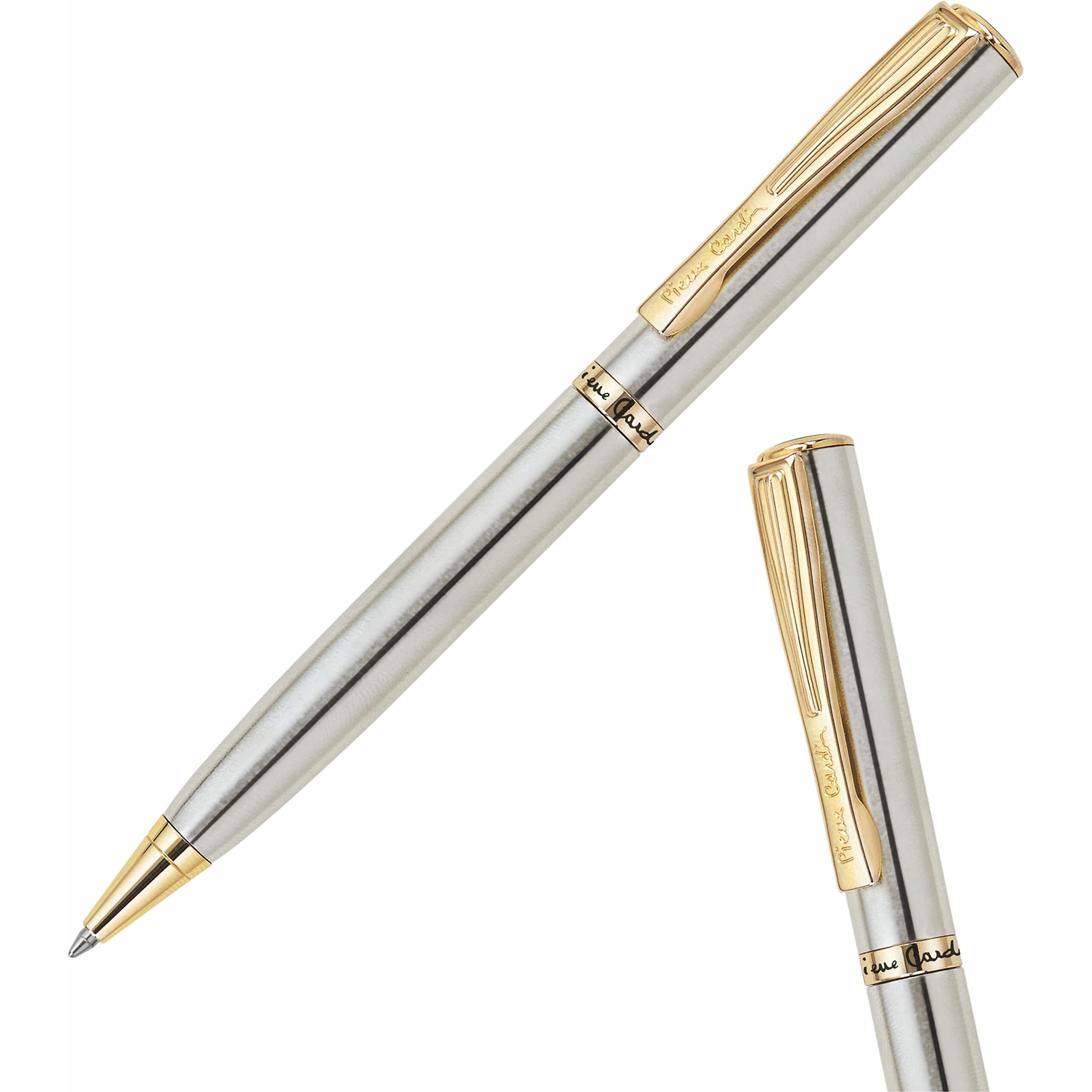 Pierre Cardin Premium Golden Eye Ball Pen With Twist Mechanism | Ideal For Rakhi & Festive Gifting | Blue Ink
