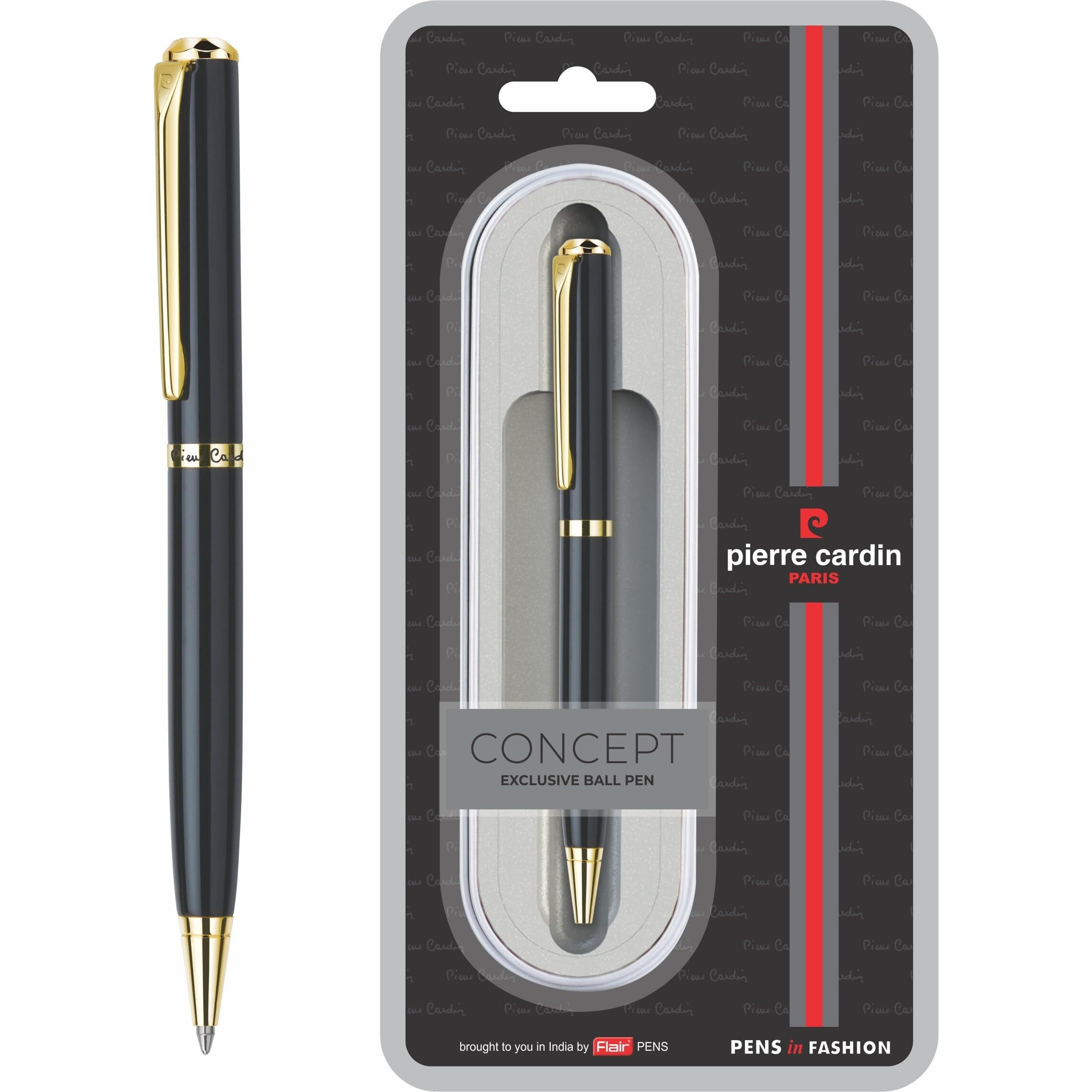 Pierre Cardin Premium Concept Metal Ball Pen | Ideal For Rakhi & Festive Gifting | Blue Ink