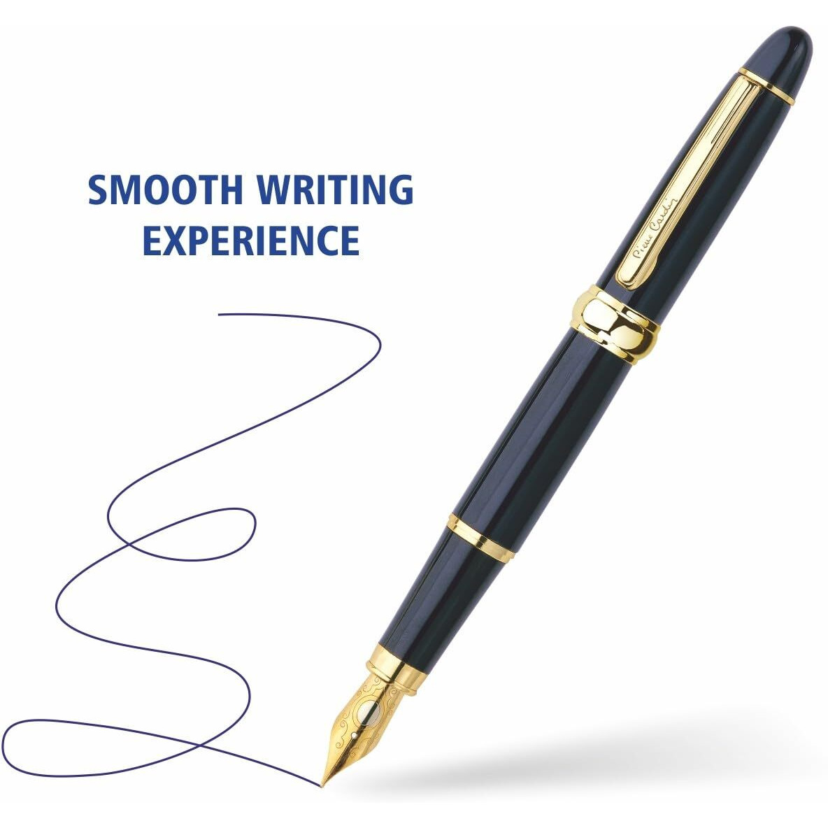Pierre Cardin Premium President Fountain Pen Gift Set | Free Ink Converter & Cartridges | Ideal For Rakhi & Festive Gifting | Blue Ink