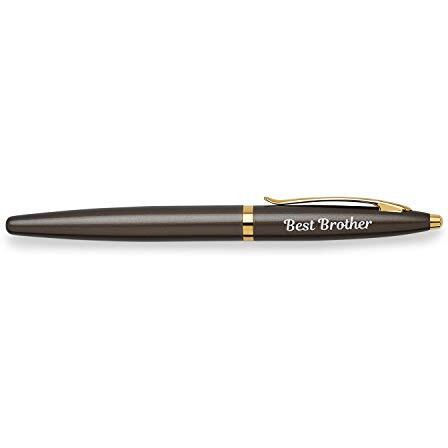 Cello Signature Premium Pen|Ideal Rakhi Gift For Brother|Pens|Rakshabandhan Gifts|Smooth Writing Roller Pen|Best Brother Engraved Pen|Rakhi Pen Gift Set|Best Brother Gift Pack|Gold