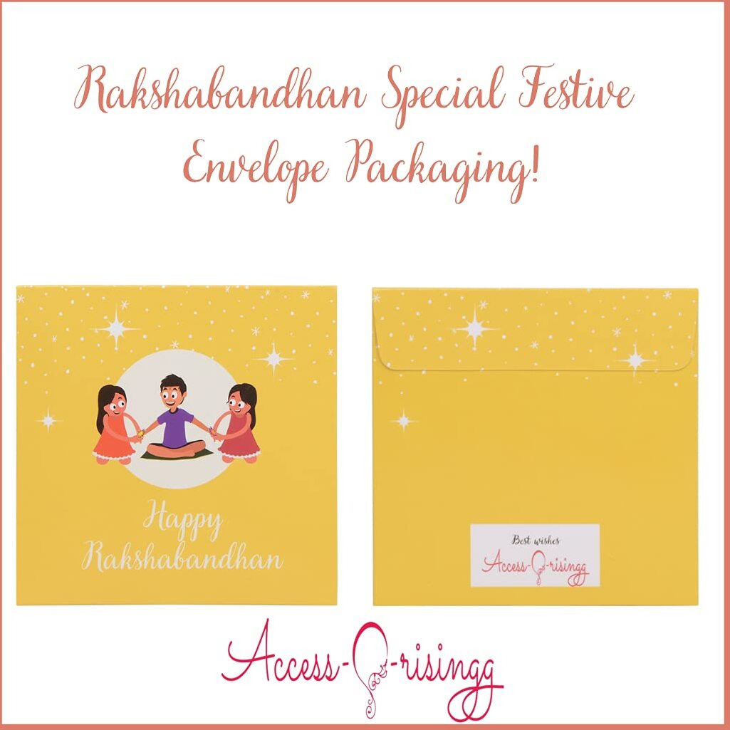 Accessorisingg Combo of 2 Gold Plated RUDRAKSH and PEARL Rakhi for Brother | Rakshabandhan 2021 [RAC055]