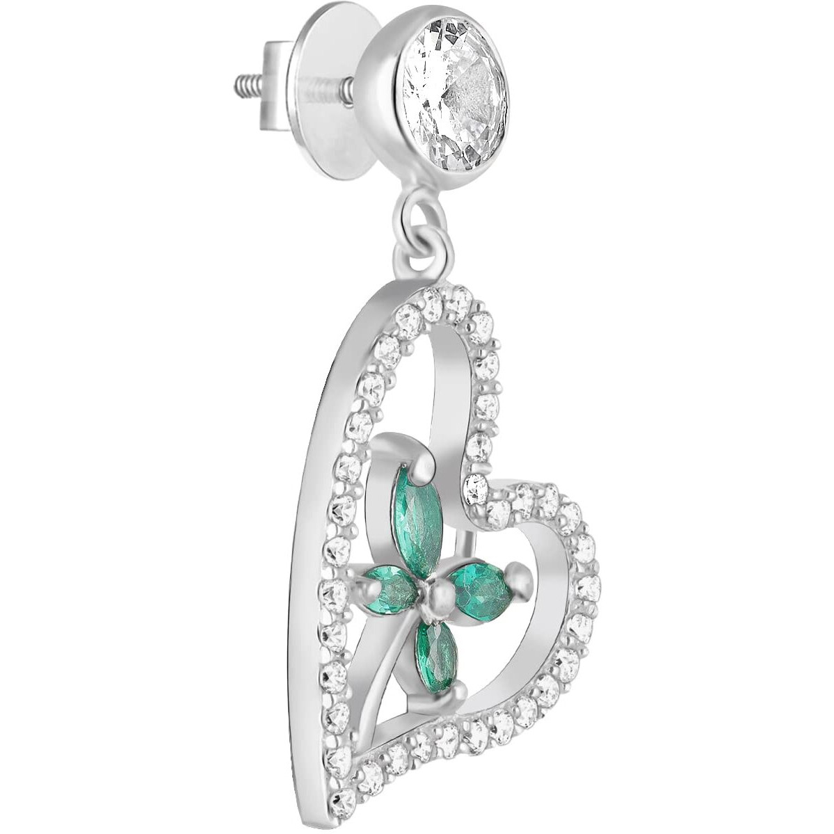 GIVA 925 Silver Heart Of Butterfly Earrings | Rakhi Rakshabandhan Gift for Sister Bhabhi, Gifts for Women & Girls | With Certificate of Authenticity and 925 Stamp | 6 Months Warranty*