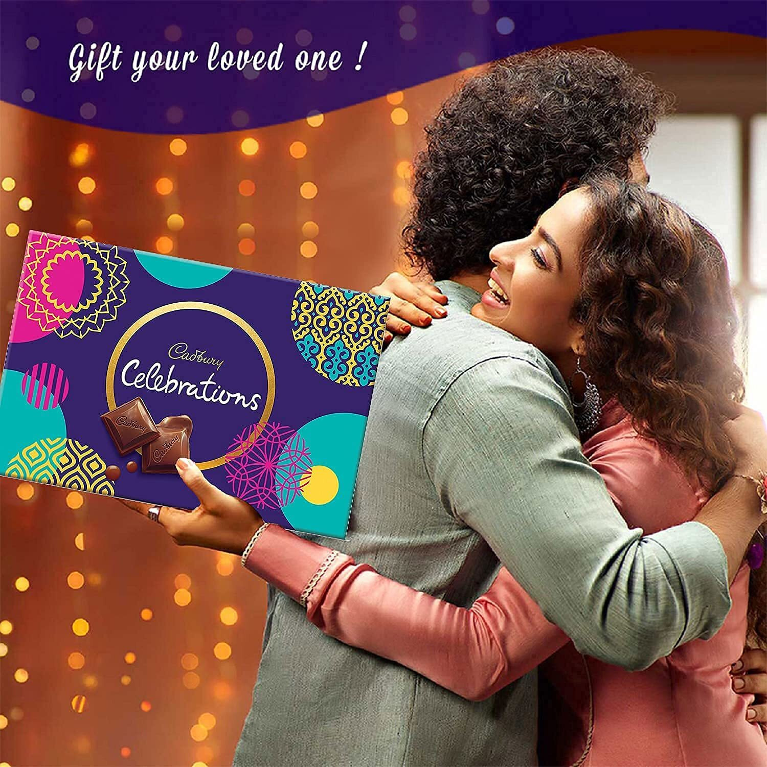 Set of 3 Rakhi for brother with chocolate Gifts Combo Set, Rakhi Gift, Rakhi With Chocolate and Gift Combo,Cadbury Rakshabandhan Bhai Bhabhi Hamper Greeting Card