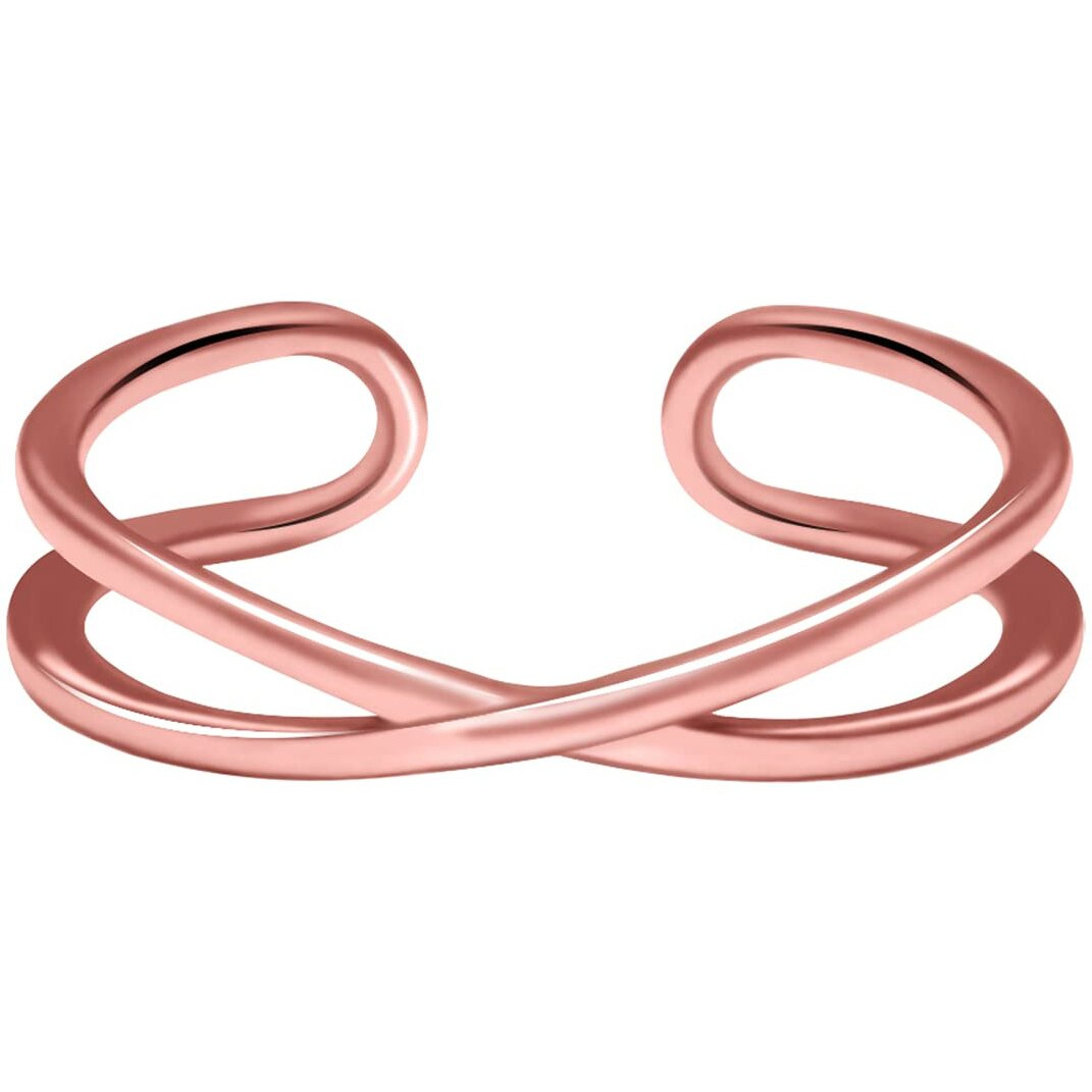 GIVA 925 Silver Rose Gold Weave Ring , Adjustable | Gifts for Girlfriend, Rakhi Rakshabandhan Gift for Sister Bhabhi , Gifts for Women & Girls | With Certificate of Authenticity and 925 Stamp | 6 Month Warranty*