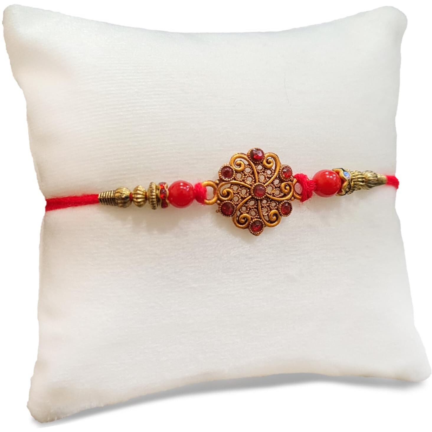 The Purple Tree Rakhi for Brother with Mug and Card Hamper, Rakhi Gift Hamper (1 Rakhi, Mug, Roli Chawal, Greeting Card), Rakhi Gift for Brother, Rakhi for Bhai, Rakhi Mug Gift, M15