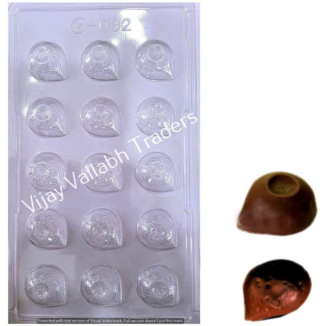 Royals Plastic Diwali Chocolate Mould (Diya)