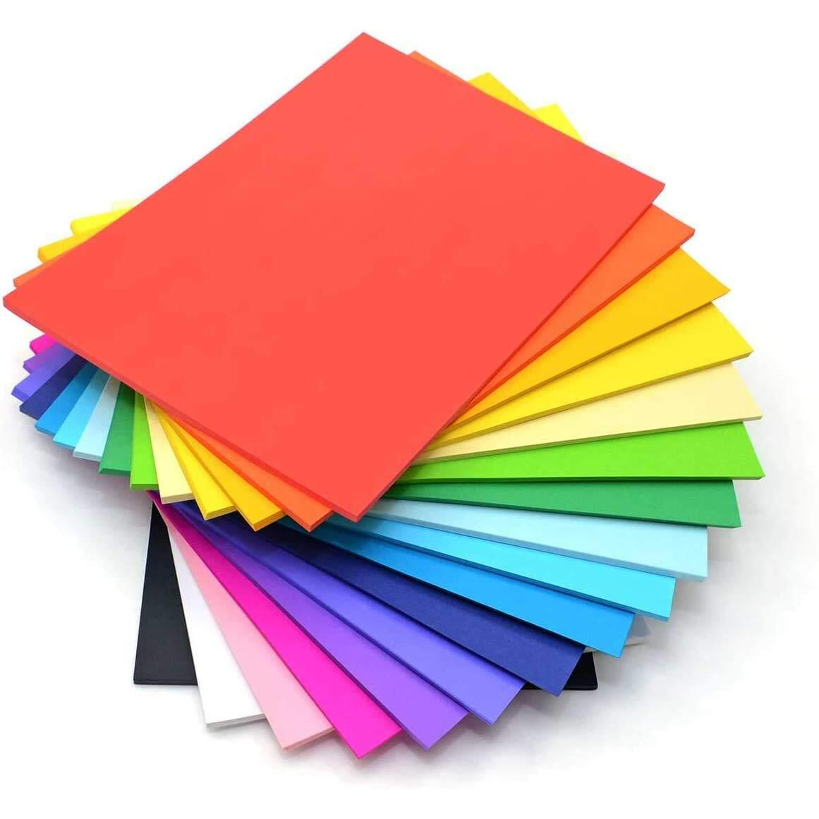 Eclet A4 100 Coloured Sheets (10 Sheets each color) Copy Printing/Art and Craft Paper Double Sided ColouredOffice Stationery Childrens Day Gift, Birthday Gift, Party Favors,christmas decor etc