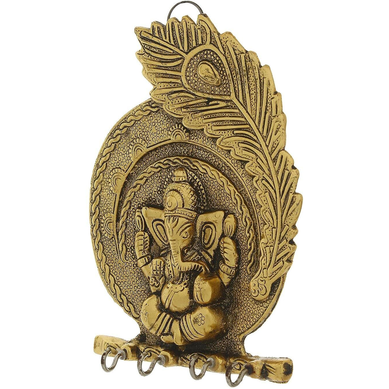CHHARIYA CRAFTS Ganesh Wall Hanging With Key Holder For Home Decor Wall Decor Showpiece