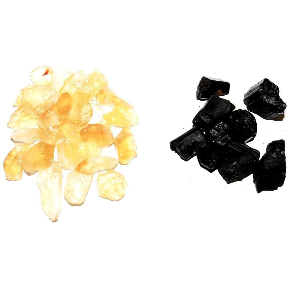 RR SHEIKH GEMS (Black Tourmaline And Citrine)