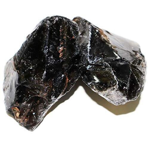 RR SHEIKH GEMS Natural Smokey Quartz Rough Raw Rock Healing Crystal Gemstones Vastu Stones