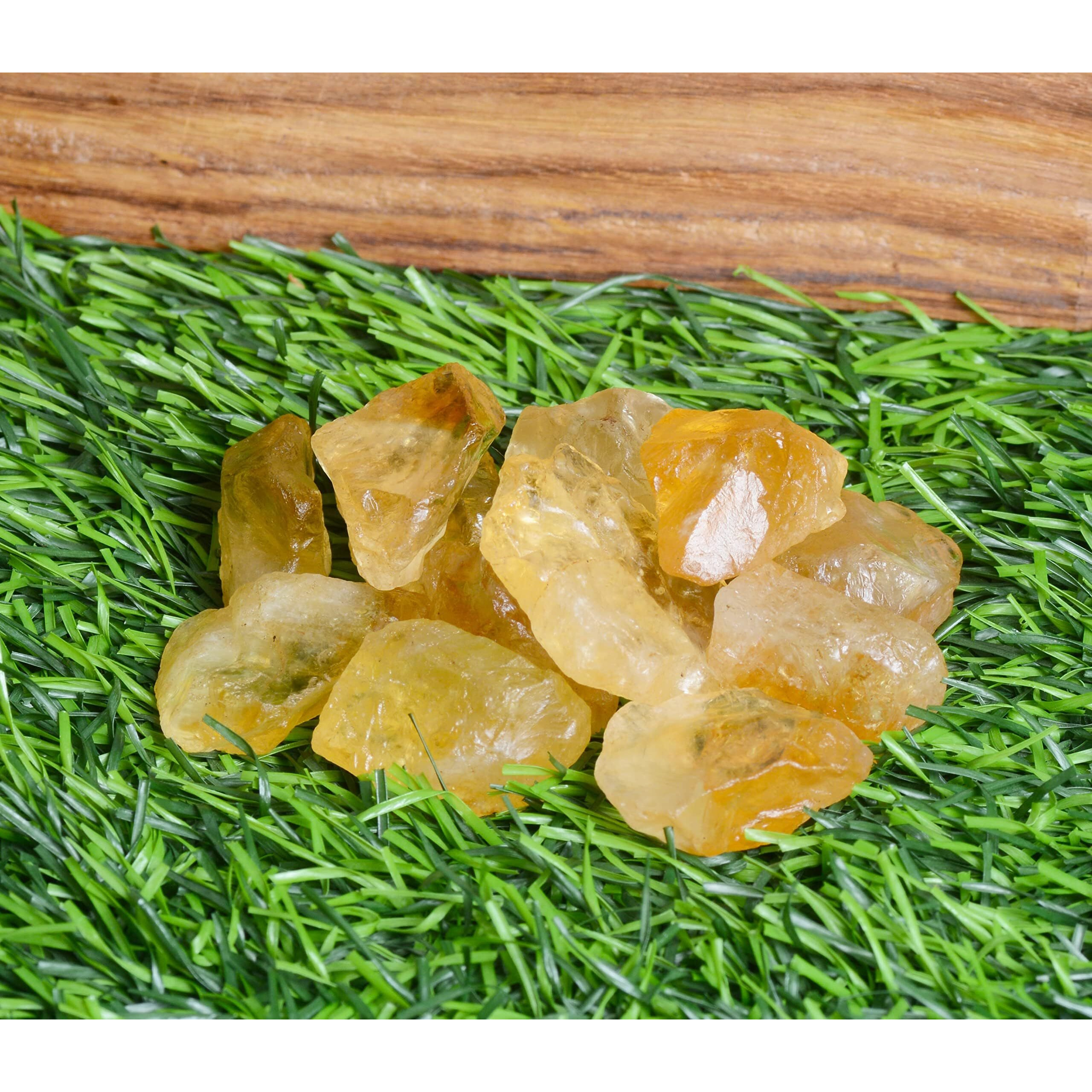 Rr Sheikh Gems Rough Citrine Gemstones Healing Crystal Raw Rock 80 Gm