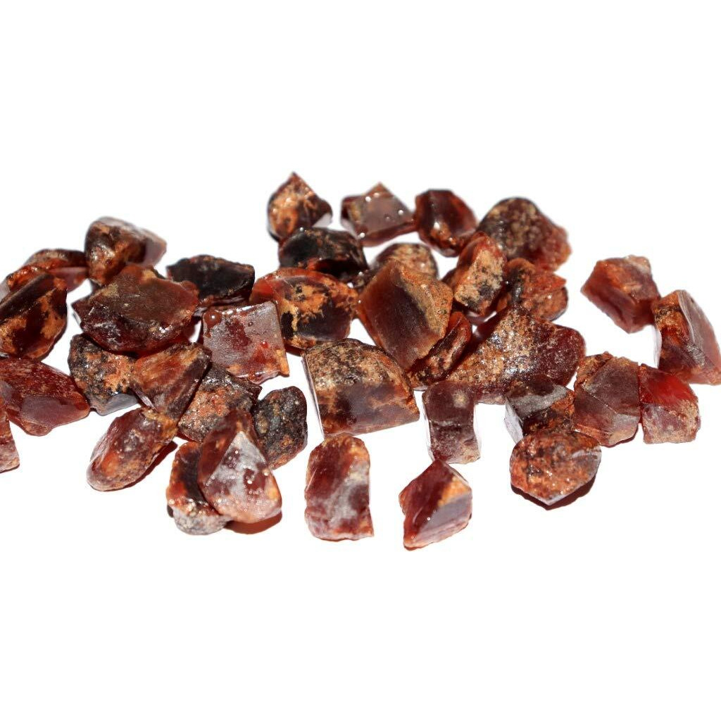 RR SHEIKH GEMS Natural Hessonite(Gomed) Rough Raw Rock Healing Crystal Gemstones