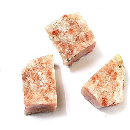 RR SHEIKH GEMS Natural Sunstone Rough Raw Healing Crystal Gemstones