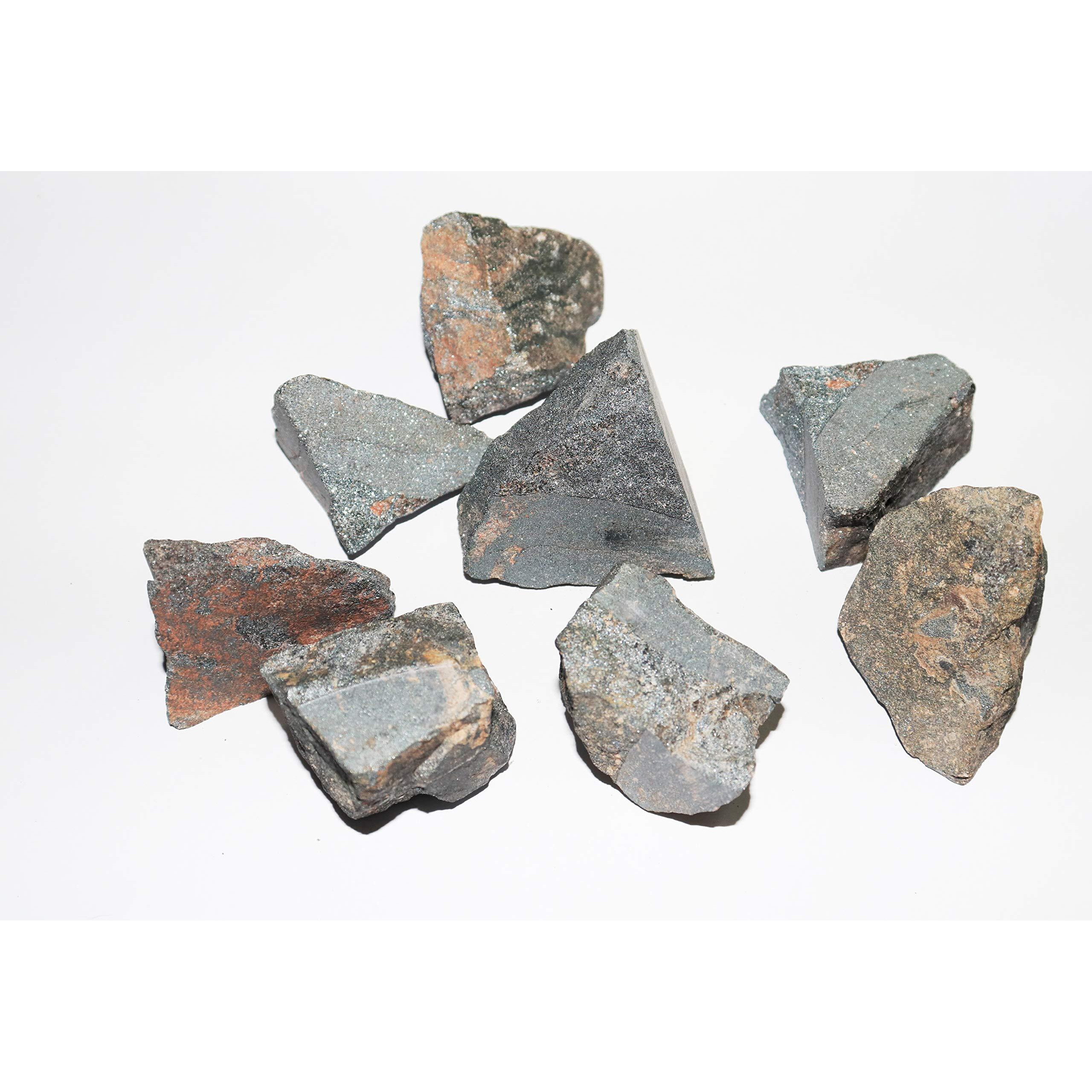 R.R. SHEIKH GEMS 100 GM Hematite Stone Rough Gemstones Raw Rock Specimen Healing Crystal Gemstones