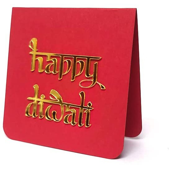 SVM CRAFT Mini Diwali cards-Diwali tags-Diwali Note cards-Diwali gift card-Pack of 20