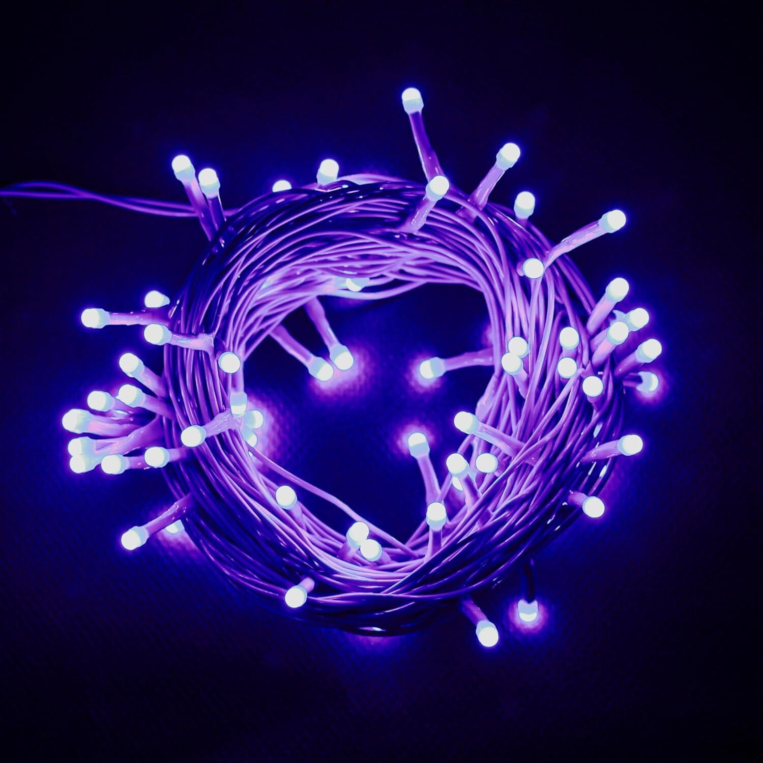 Lexton Lunar Decorative String Light/Fairy Light | 12.5 Meter, 75 LEDs | Plug Sourced | Suitable for Home & Outdoor Decoration, Diwali, Christmas, Wedding, Party, Lawn (Pack of 5, Blue)