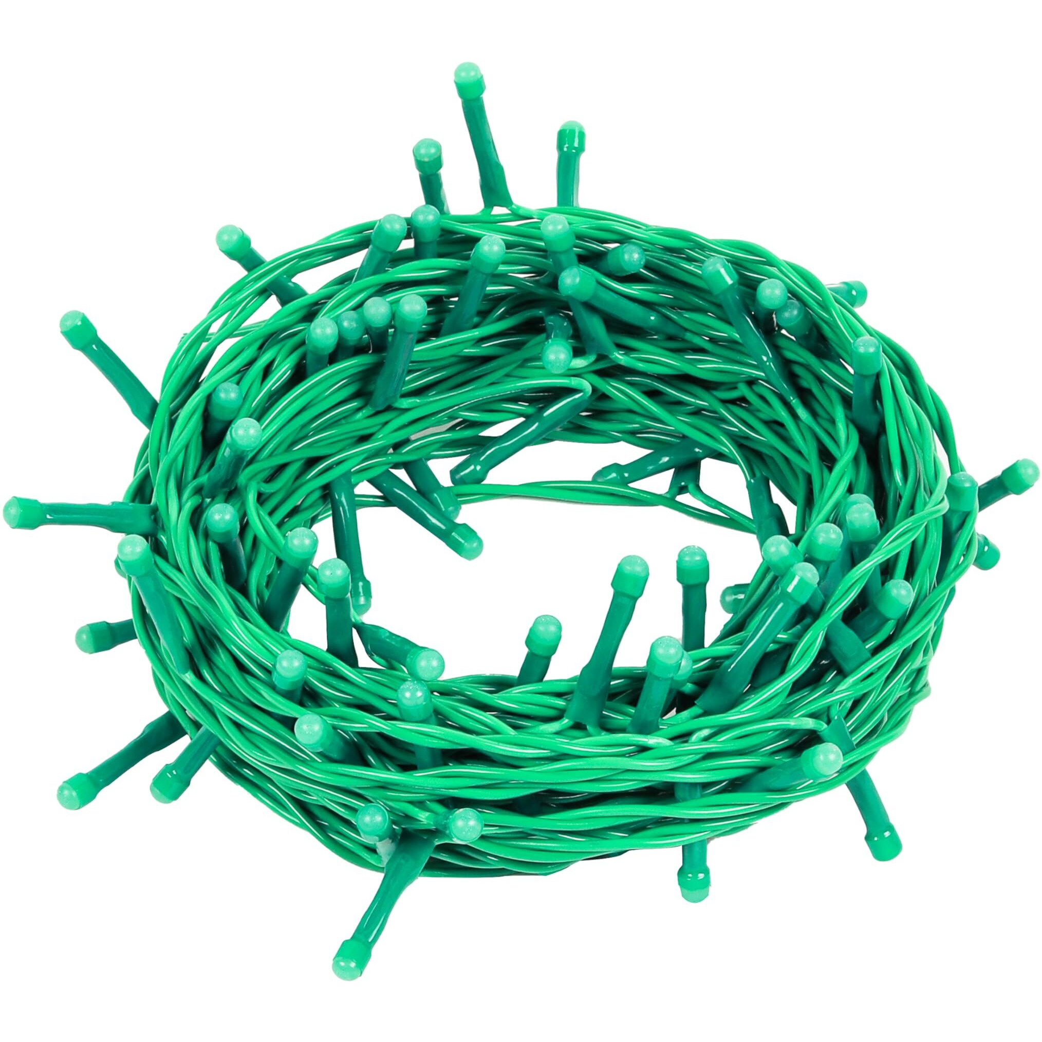 Lexton Lunar Decorative String Light/Fairy Light | 12.5 Meter, 75 LEDs | Plug Sourced | Suitable for Home & Outdoor Decoration, Diwali, Christmas, Wedding, Party, Lawn (Pack of 5, Green)