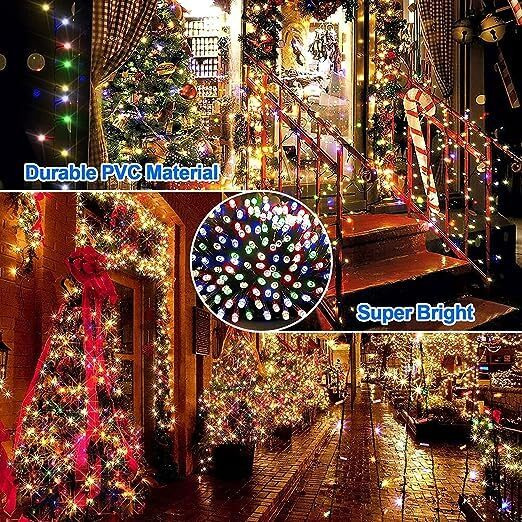 Lexton All in One Combo of Red, Blue, Green, Pink, White, Orange, Warm White & Multicolor 40ft String Light | Lighting Bulbs Ladi for Diwali, Christmas, Eid, Wedding | Indoor & Outdoor (Set of 8)