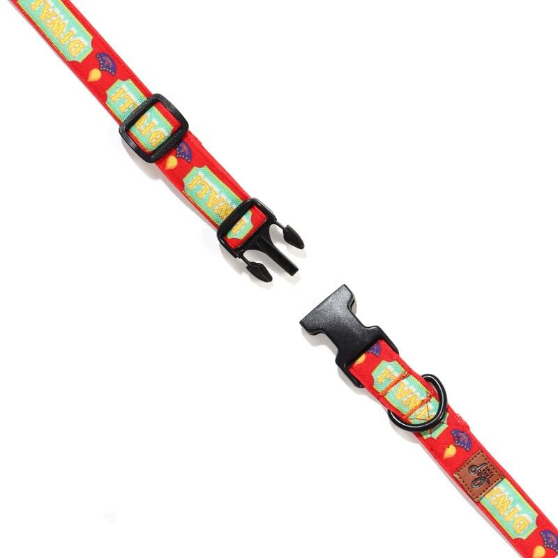 Lana Paws Diwali Skin Friendly, Comfortable, Fabric Dog Collar Belt for small dogs, Shih Tzu & Similar