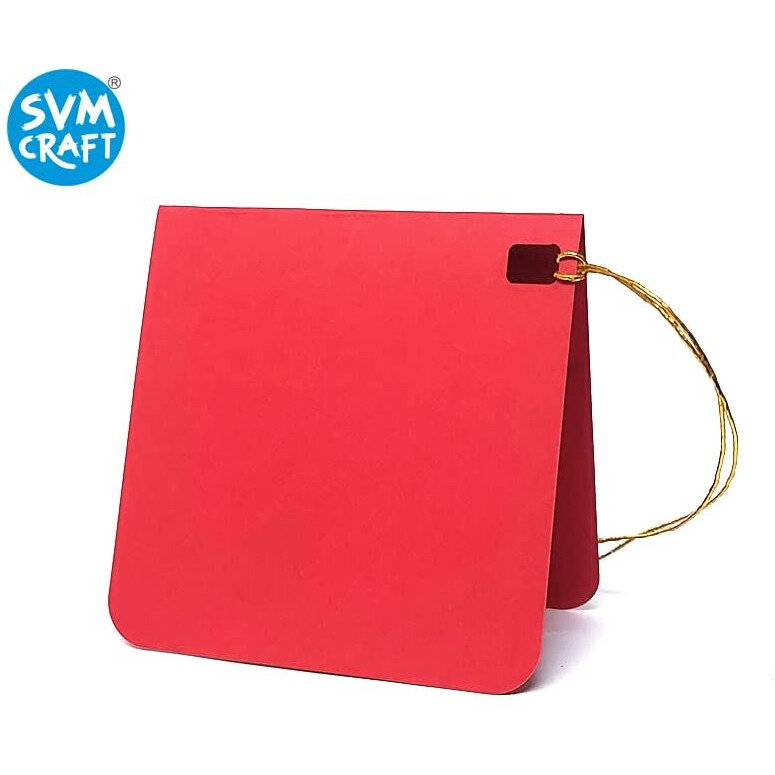 SVM CRAFT Pack of 10 Mini Diwali cards-Diwali tags-Diwali Note cards-Diwali gift card-Pack of 10
