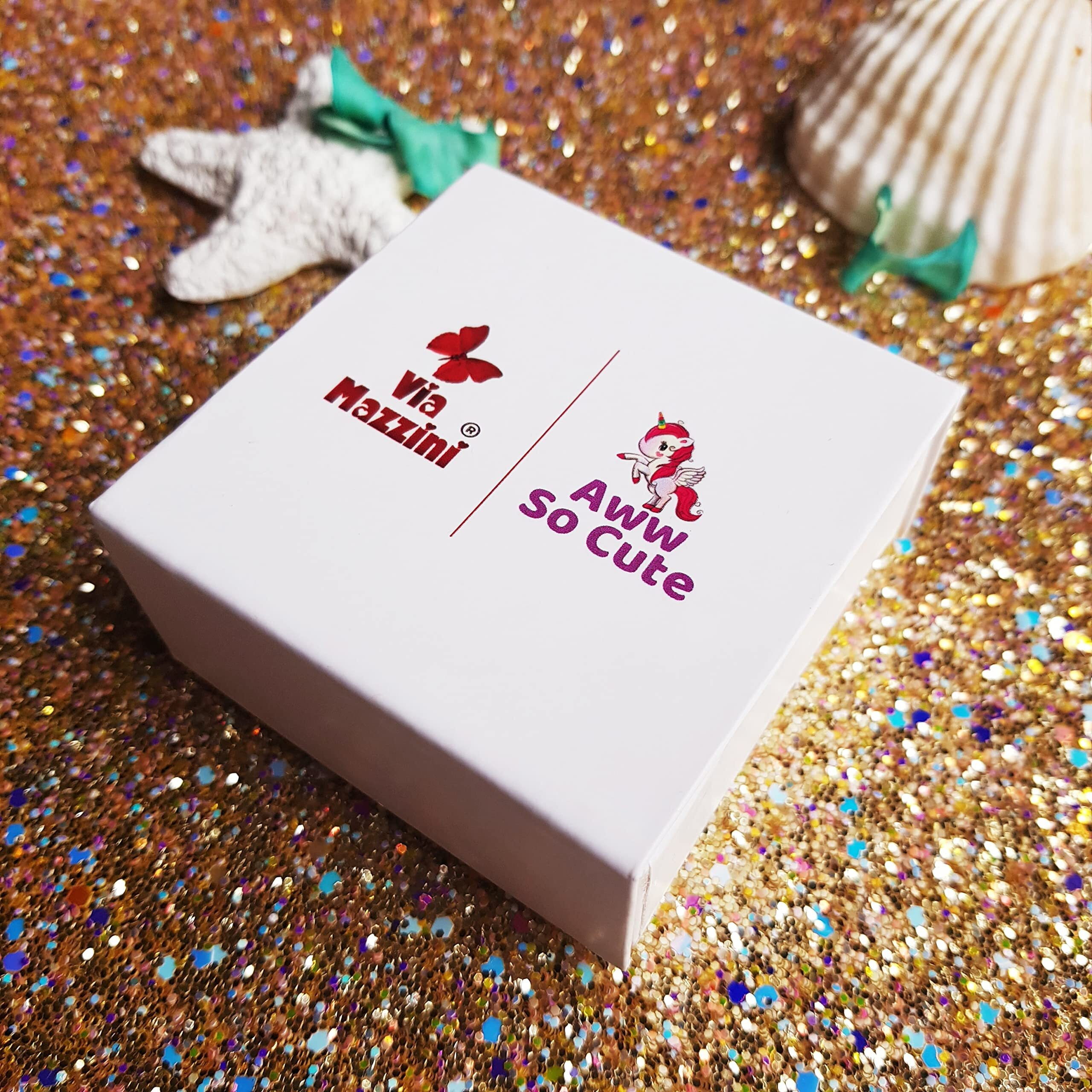 Aww So Cute 925 Sterling Silver Hypoallergenic Unicorn Stud Earrings for Babies, Kids & Girls | Diwali Gift/Birthday Gift | Comes in a Gift Box | 925 Stamped with Certificate of Authenticity | ER1368