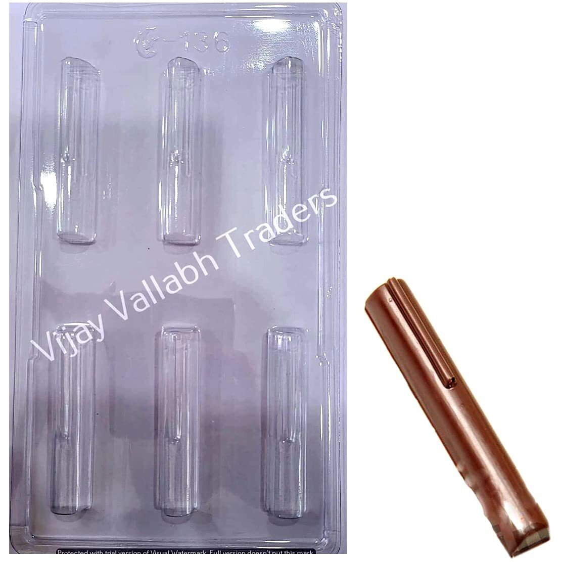 Royals Plastic Diwali Chocolate Mould (Laxmi Bomb)