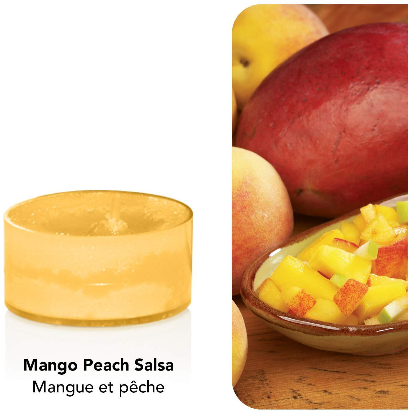 Yankee Candle Tea Light Candles, Mango Peach Salsa, Pack of 12