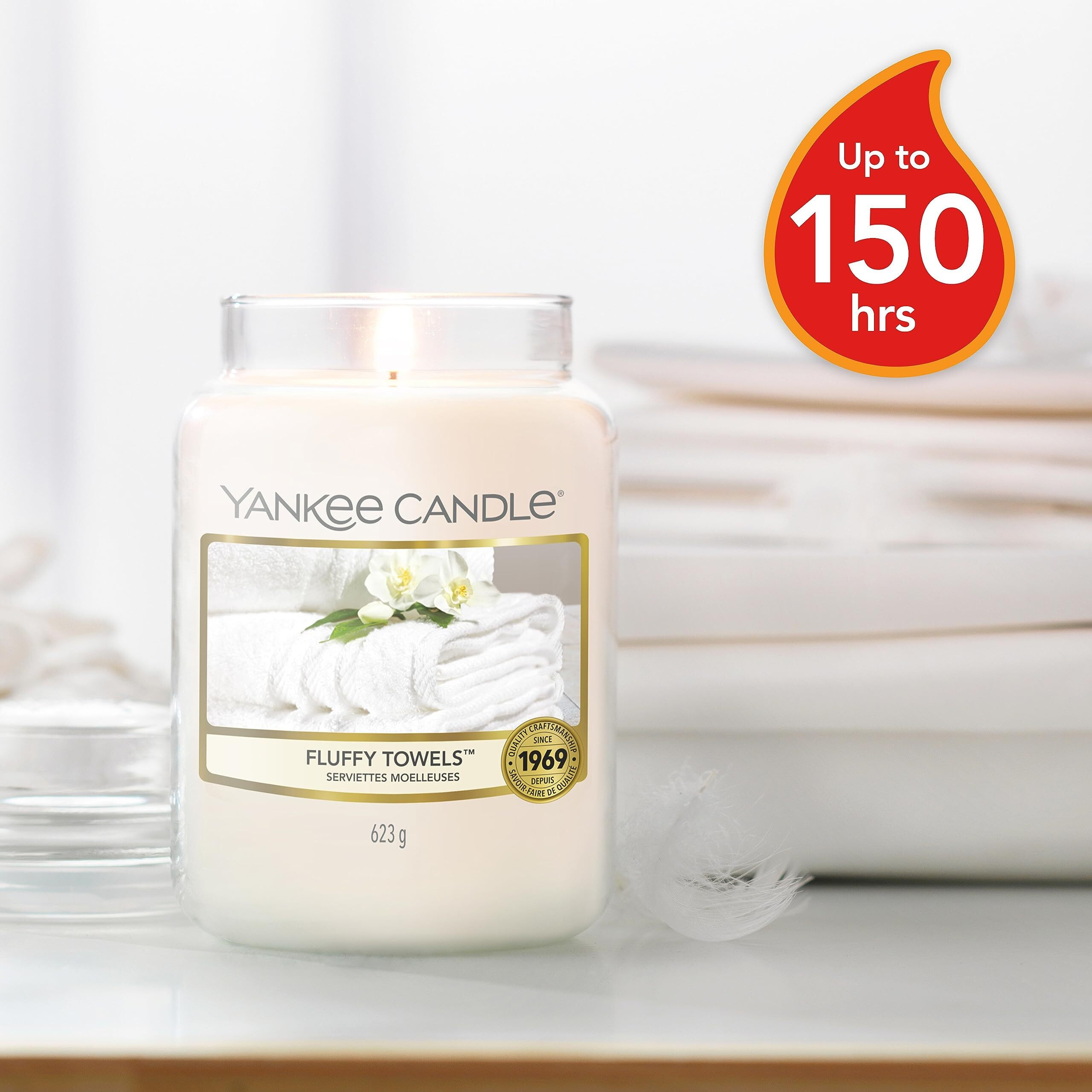 Yankee Candle Company Fluffy Towels Large Jar Candle