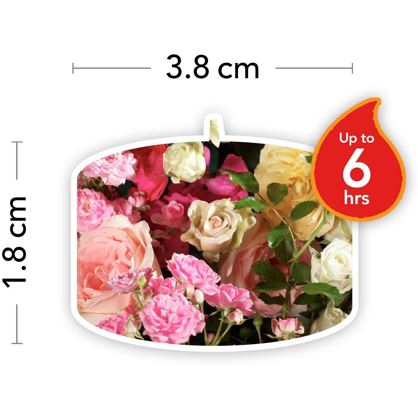Yankee Candle Fresh Cut Roses Tea Light Candle (8.31 cm x 8.31 cm x 5.99, Pink, Set of 12)