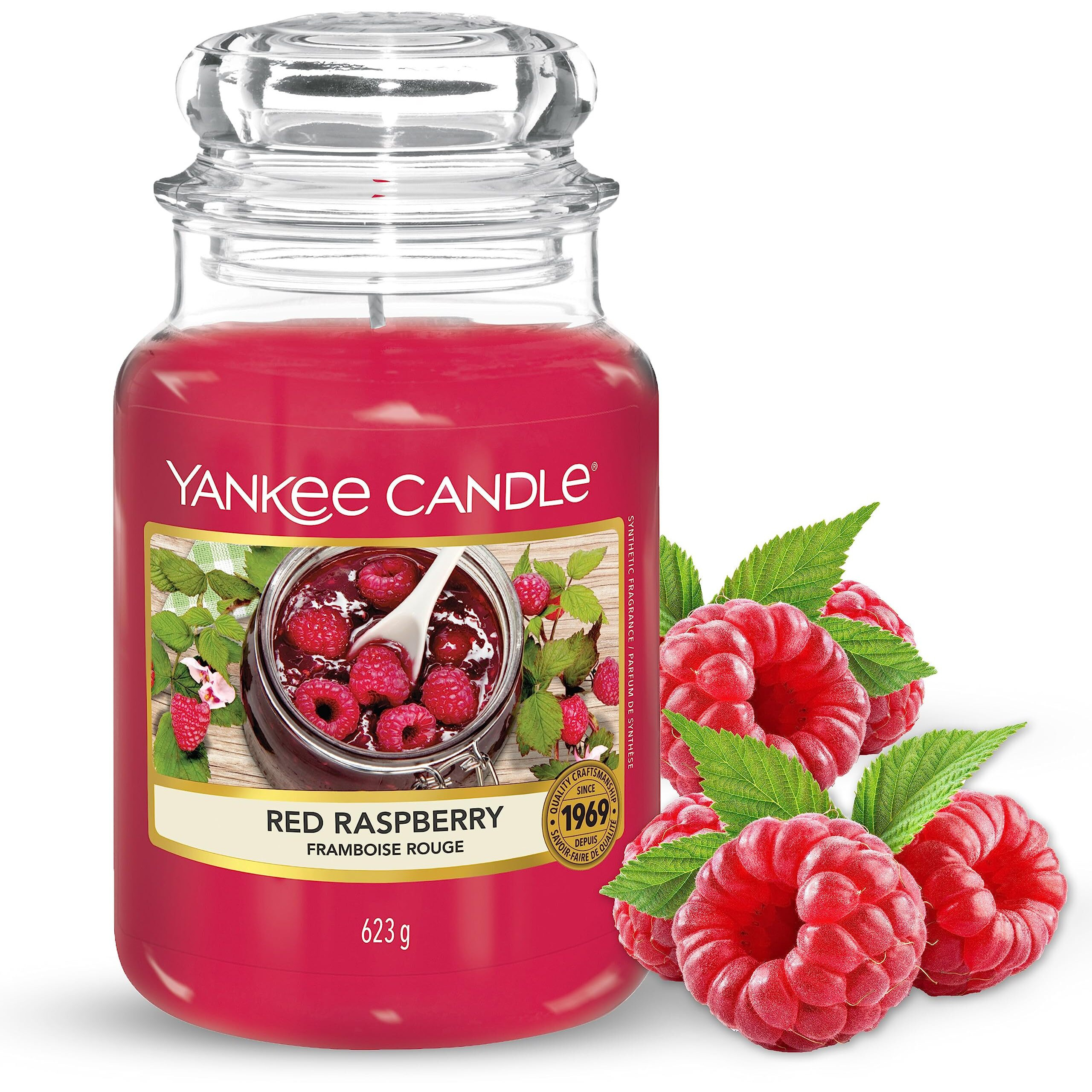 Yankee Candle Company Red Raspberry Large Jar Candle
