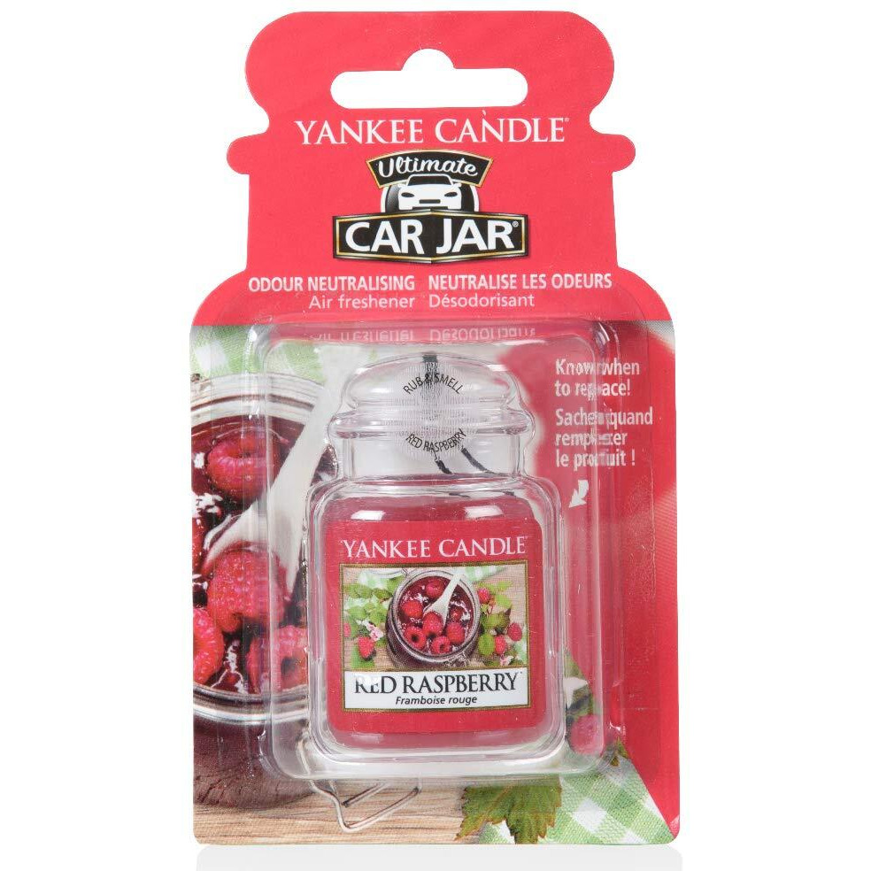 Yankee Candle 5038580088038 car jar Ultimate Red Raspberry YCJURR, one Size,