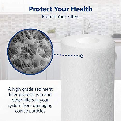 Grace Digital Carbon Filter Cartridge Suitable for All Types of Water Purifier | MLT Candle|Suitable for All Types of Water Purifier 9 Pre Filter Pack of 2