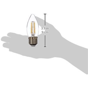 wipro Garnet 4W Classic Candle LED Bulb for decorative lights, Chandeliers | Warm White (2700K) | E27 Bulb Base | High Voltage Protection (440V) | Surge Protection (4KV) | Pack of 10