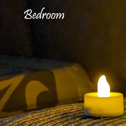 Casa Illuminate Led Tealight Candles for Home Decoration Set of 40 pcs  Decorative Plastic, Battery Operated, Flameless & Smokeless Birthday Lights, Tea & Candle Light Dinner Lamps (3cm x 3cm)