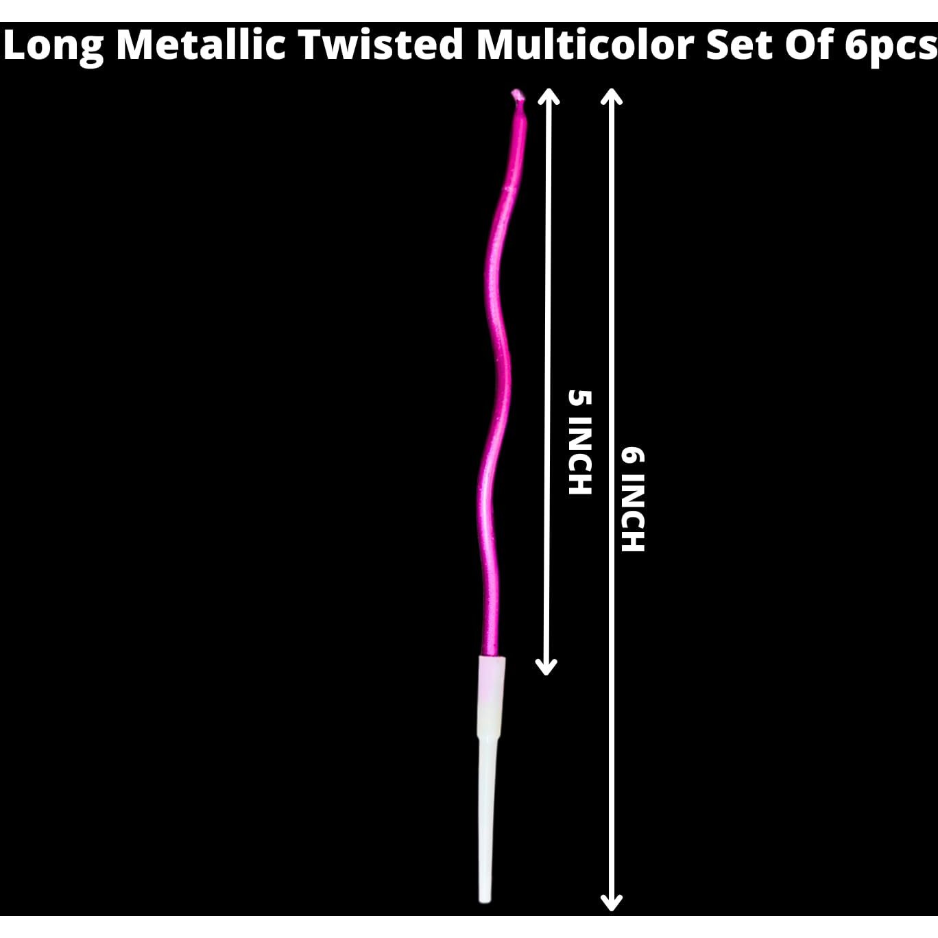 Number Candle (Twisted Candle Multicolor)