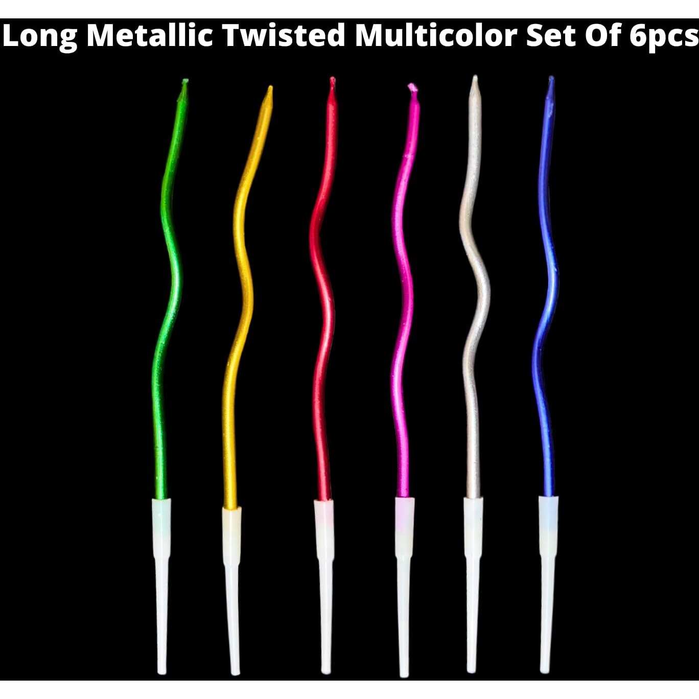 Number Candle (Twisted Candle Multicolor)