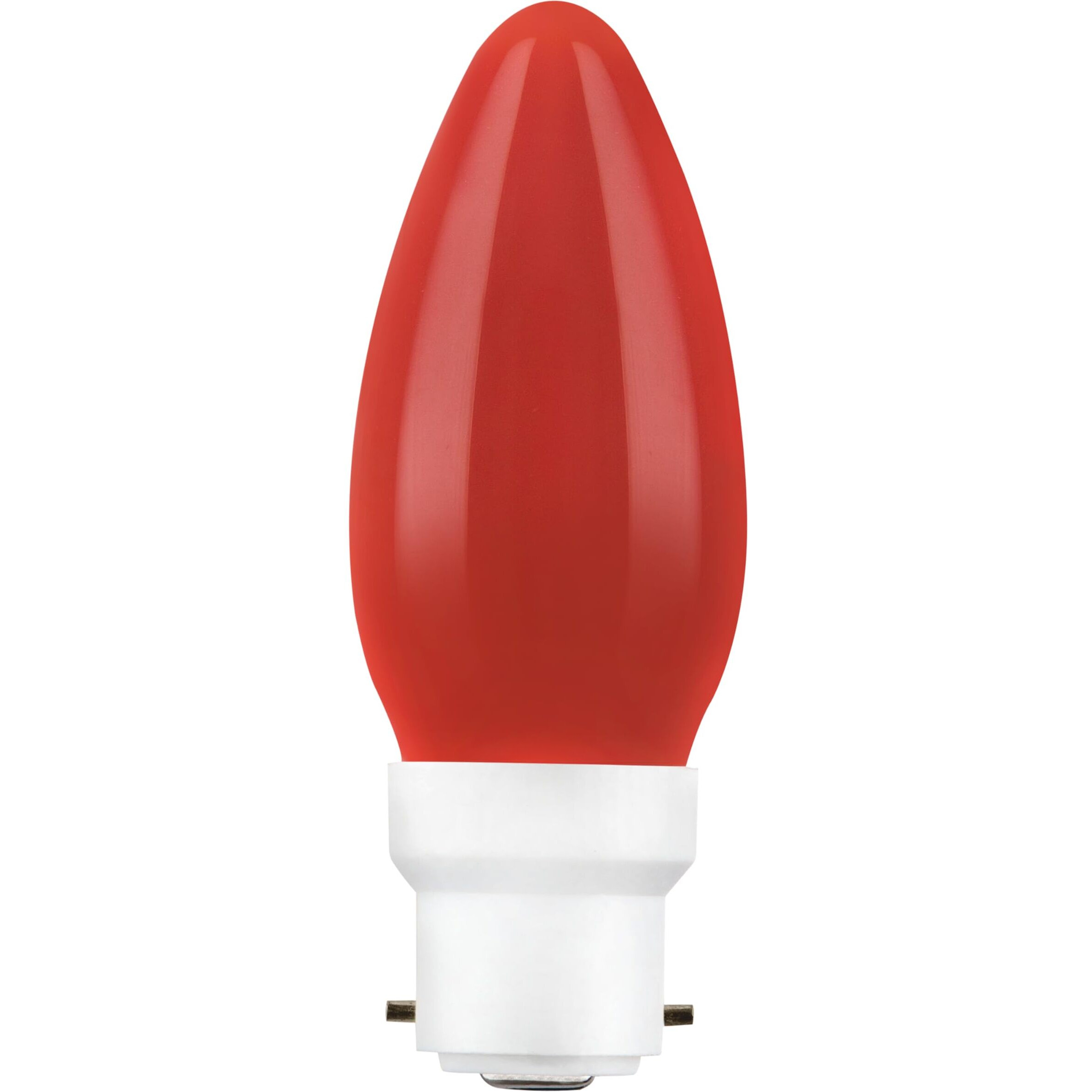 Philips LED Deco Red 0.5W Glass Candle (Pack of 6)