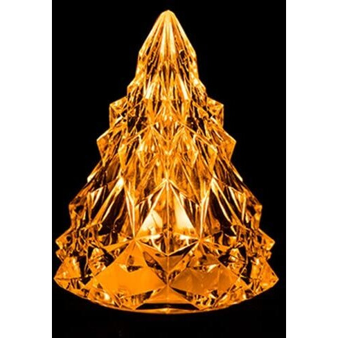 SATYAM KRAFT 2 Pcs Acrylic Crystal Modak Design Flameless and Smokeless Led Tea Light Candle for Gifting,House, Light for Balcony, Room, Birthday, Festival Decoration