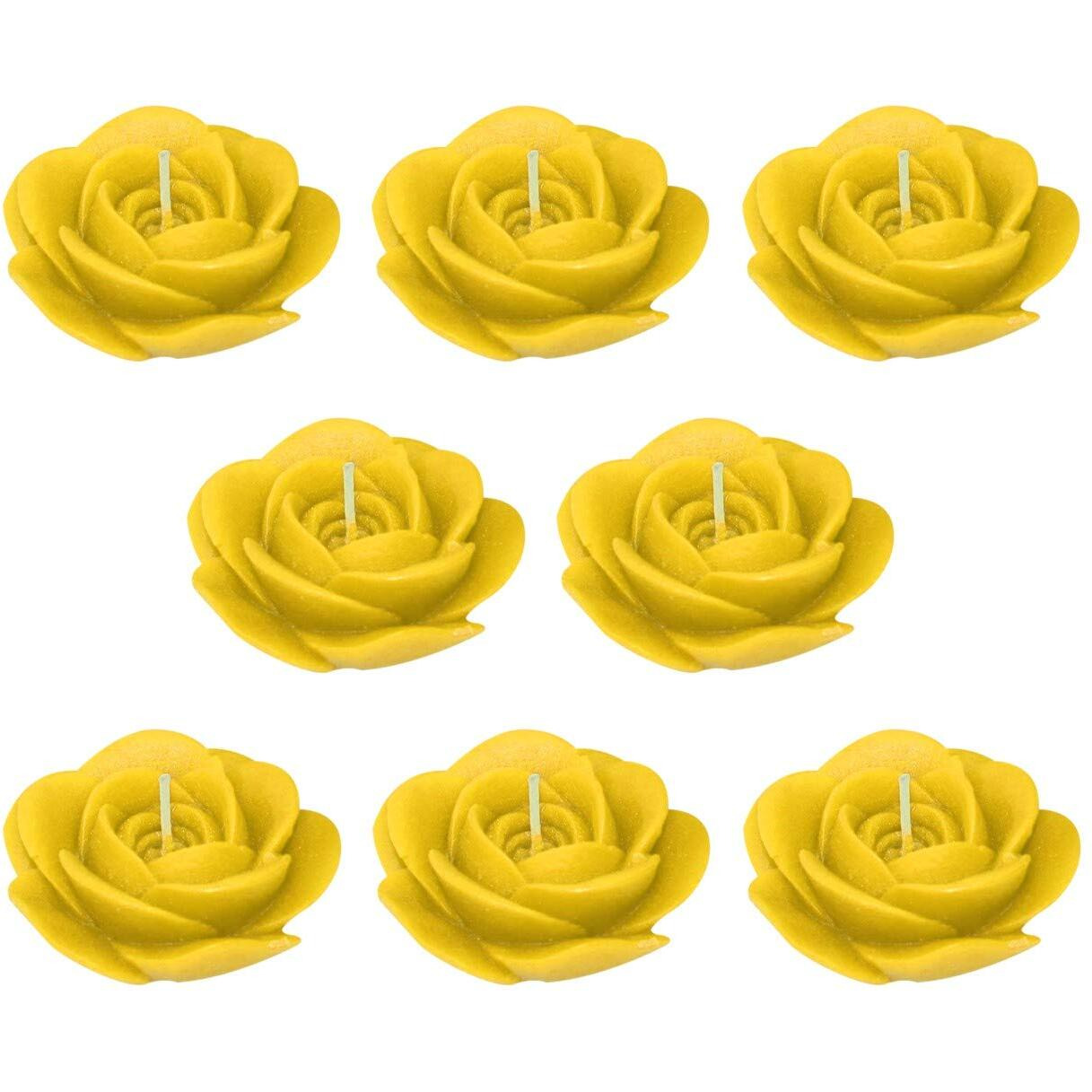 Shraddha Creation Paraffin wax Decorative Candle, Pack of 8, Apple fresh