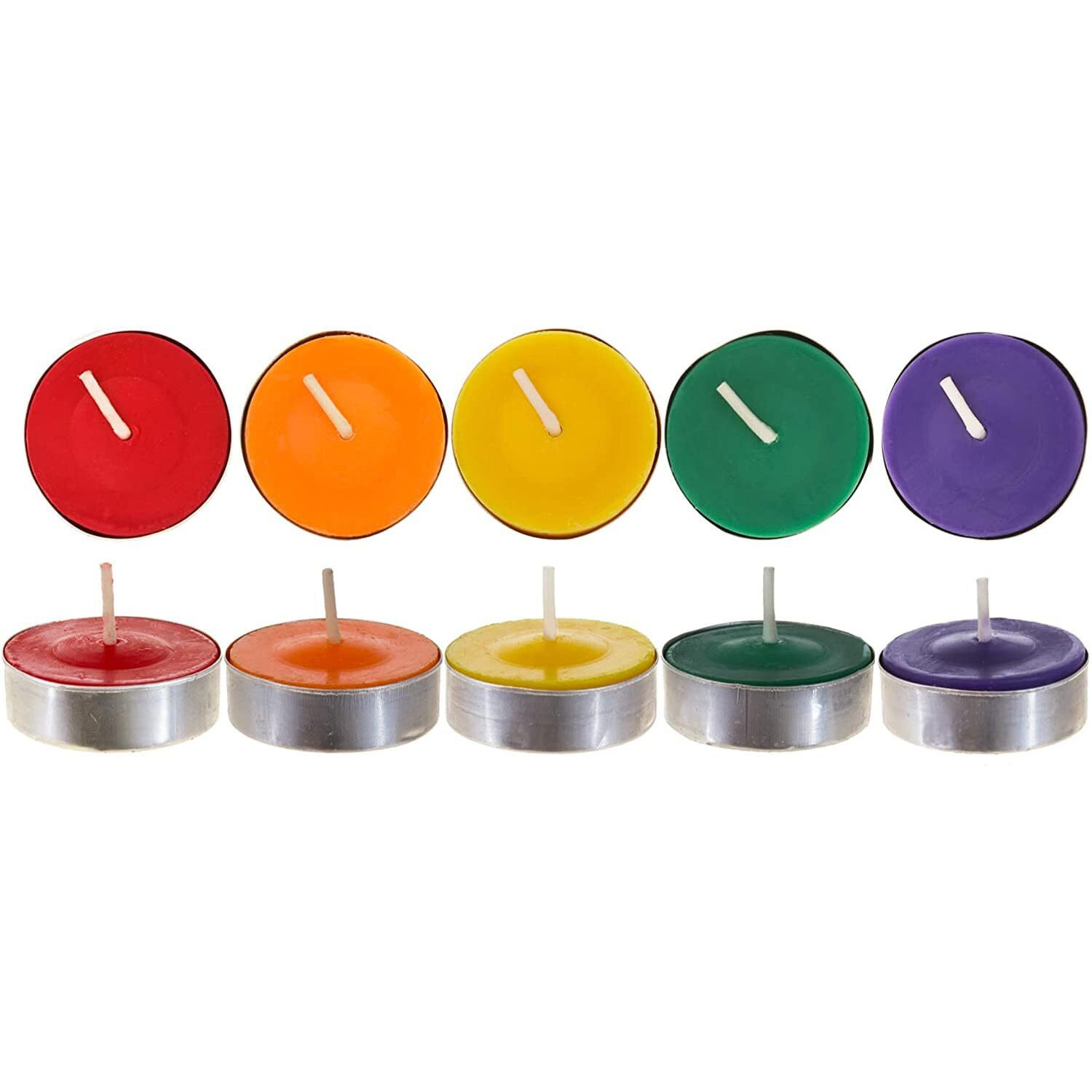 Luces Smokeless Scented Tealight t-lite Floating Candle Decorate Diwali Party (Multi Tealight Pack of 20)