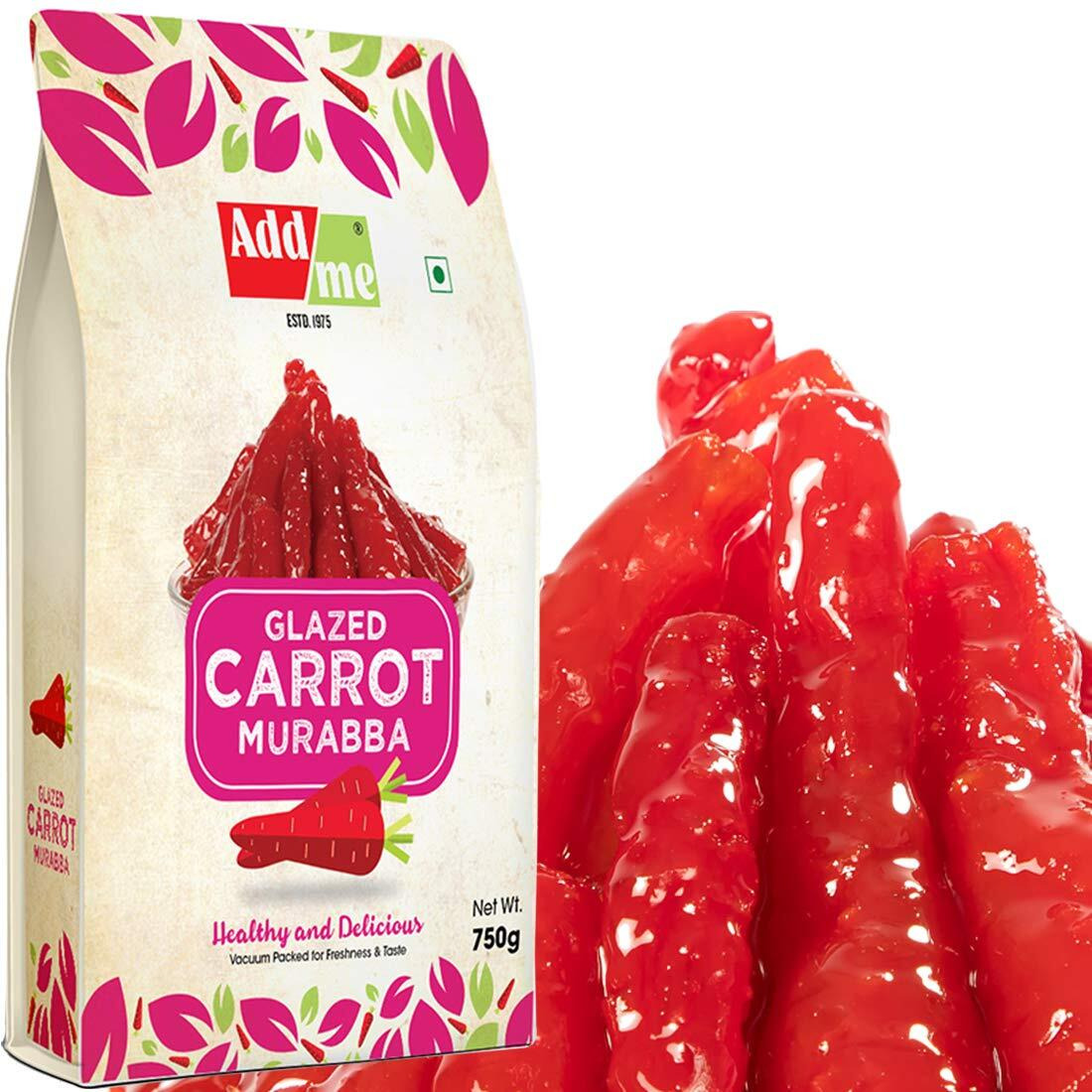 Add me Sweets Carrot Murabba Pieces Immunity boosters (Carrot Murabba, 750gm)