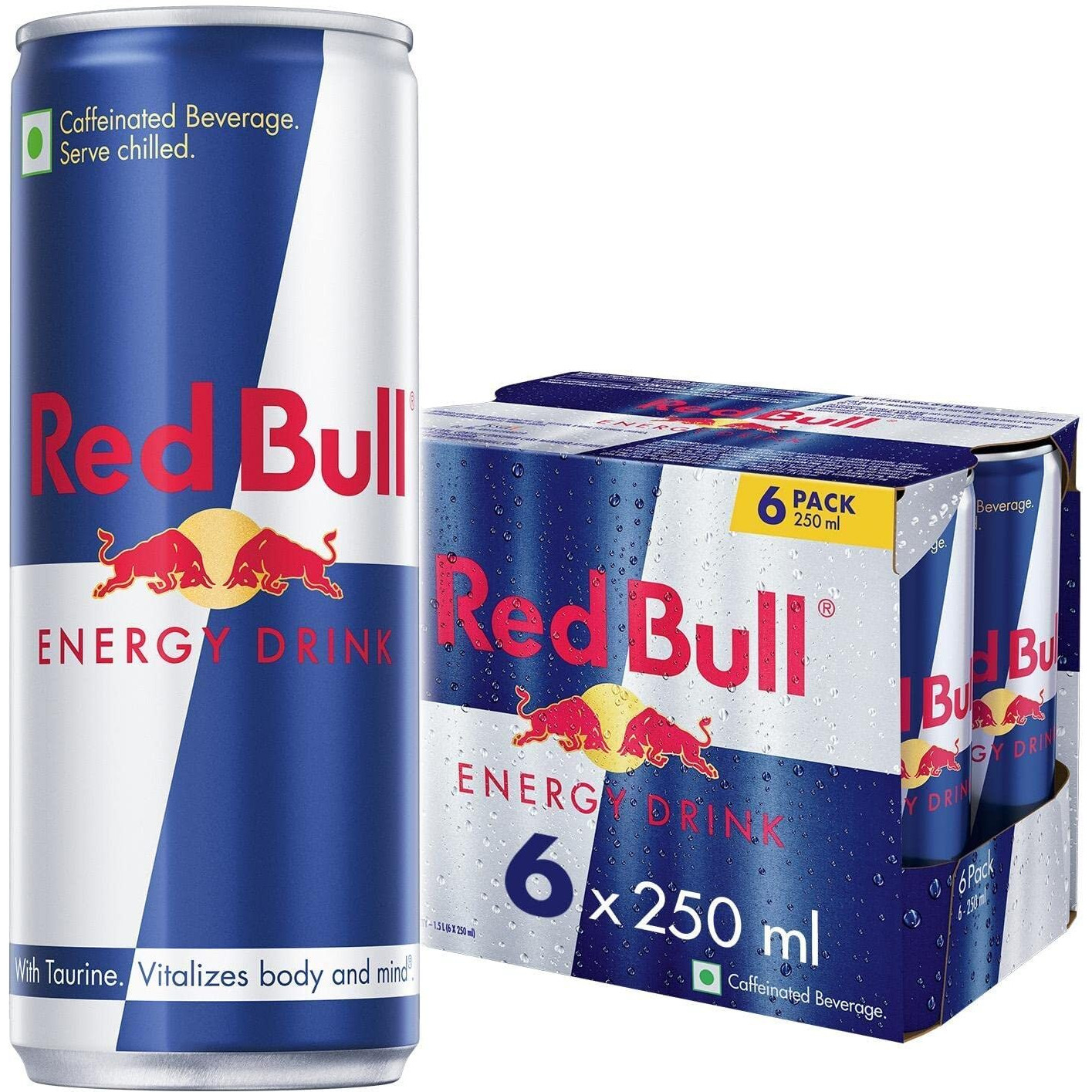 Red Bull Energy Drink, 250 ml (6 Pack)