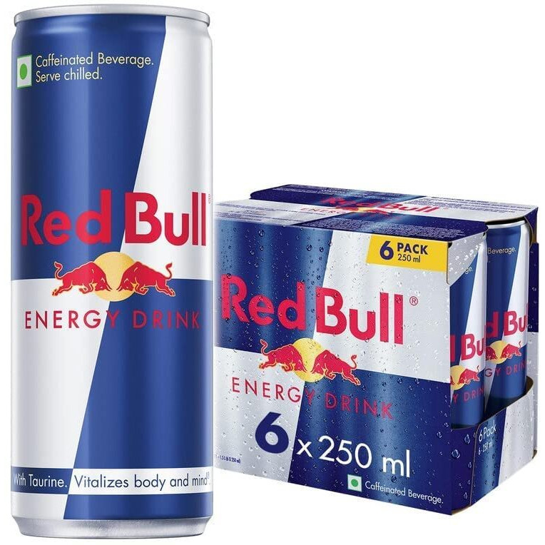 Red Bull Energy Drink, 250 ml (6 Pack)