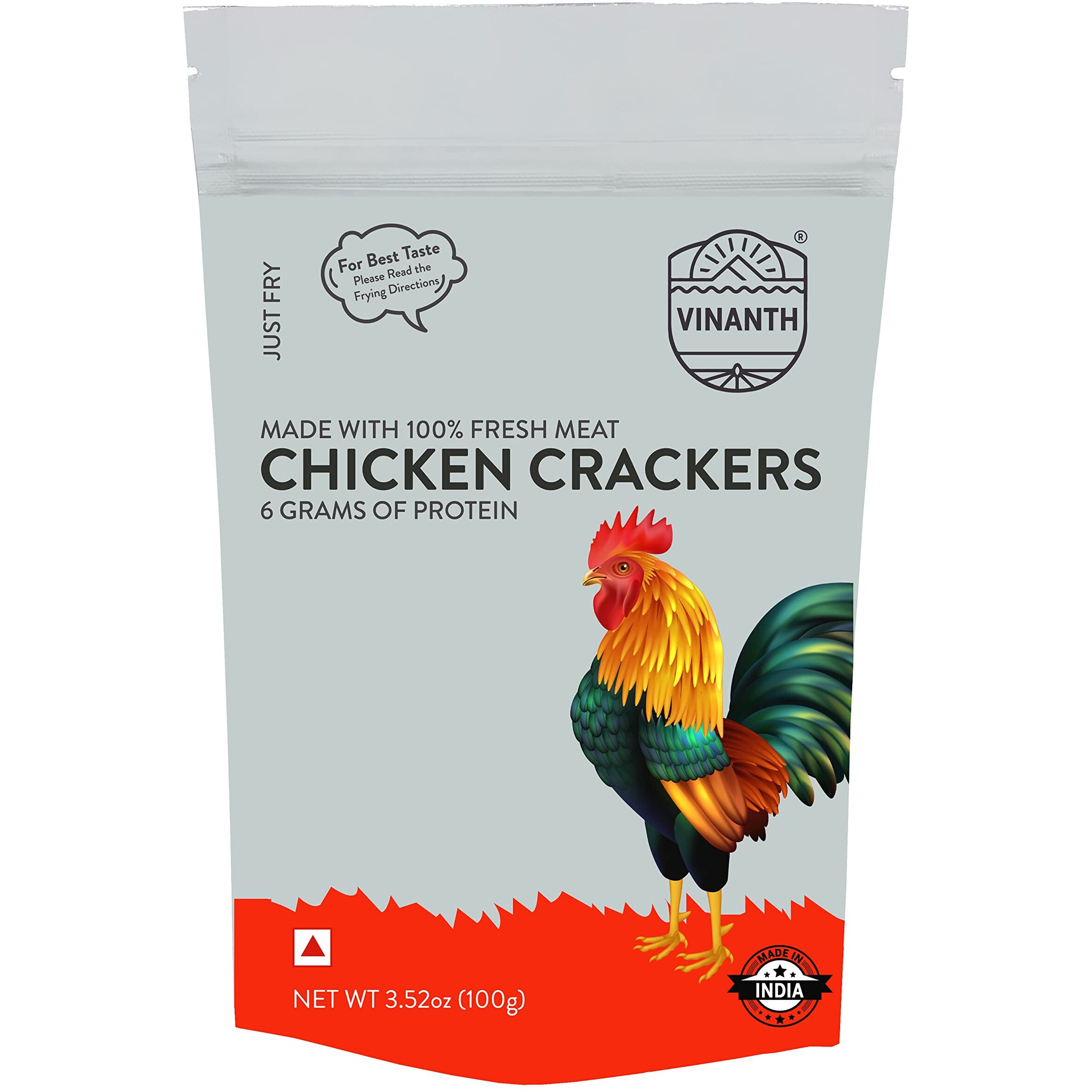 VINANTH ENTERPRISES FRESH MEAT PAPAD 100GMS (CHICKEN)