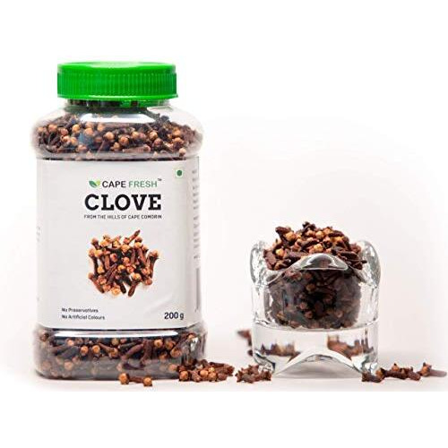Cape Fresh Kanyakumari Spices Whole Natural Raw Dried Clove, 200 Gm